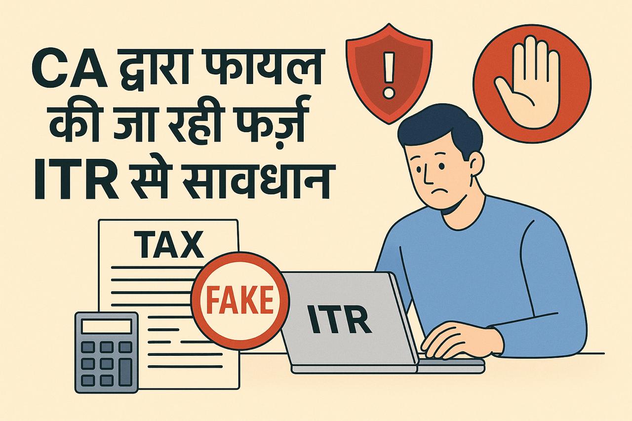  Beware of CAs Filing Fake ITRs: Taxpayers May Face Huge Penalties