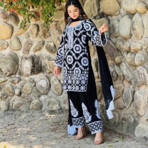 Black Color Full Stitch Salwar Suit