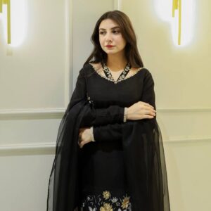 Black Color Embroidery Work Salwar Suit