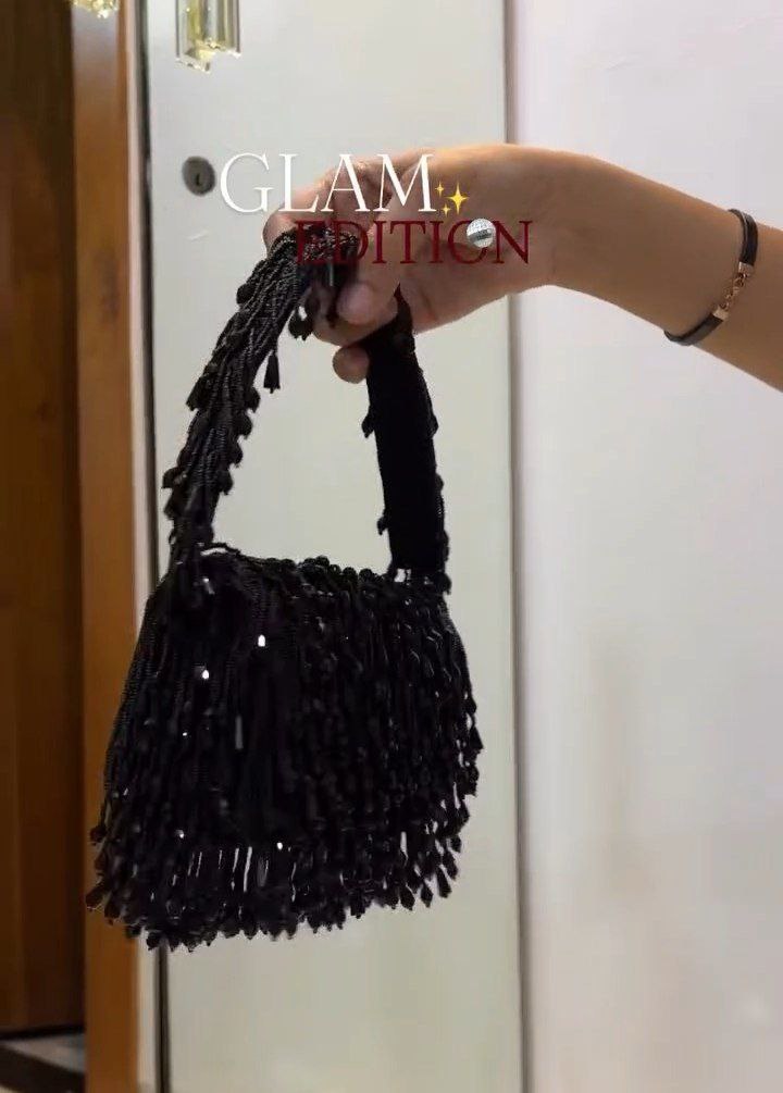 Glam Edition Pearl Embellished Mini Handbag - Image 4