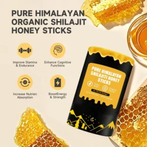 Pure Himalayan Shilajit Honey Sticks for Natural Energy
