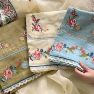 Exquisite Aari Embroidery Suit Set